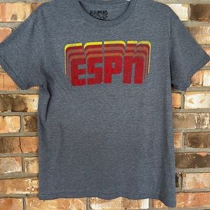 Big Bend Outfitters ESPN Gray Short Sleeve Tee Size Medium